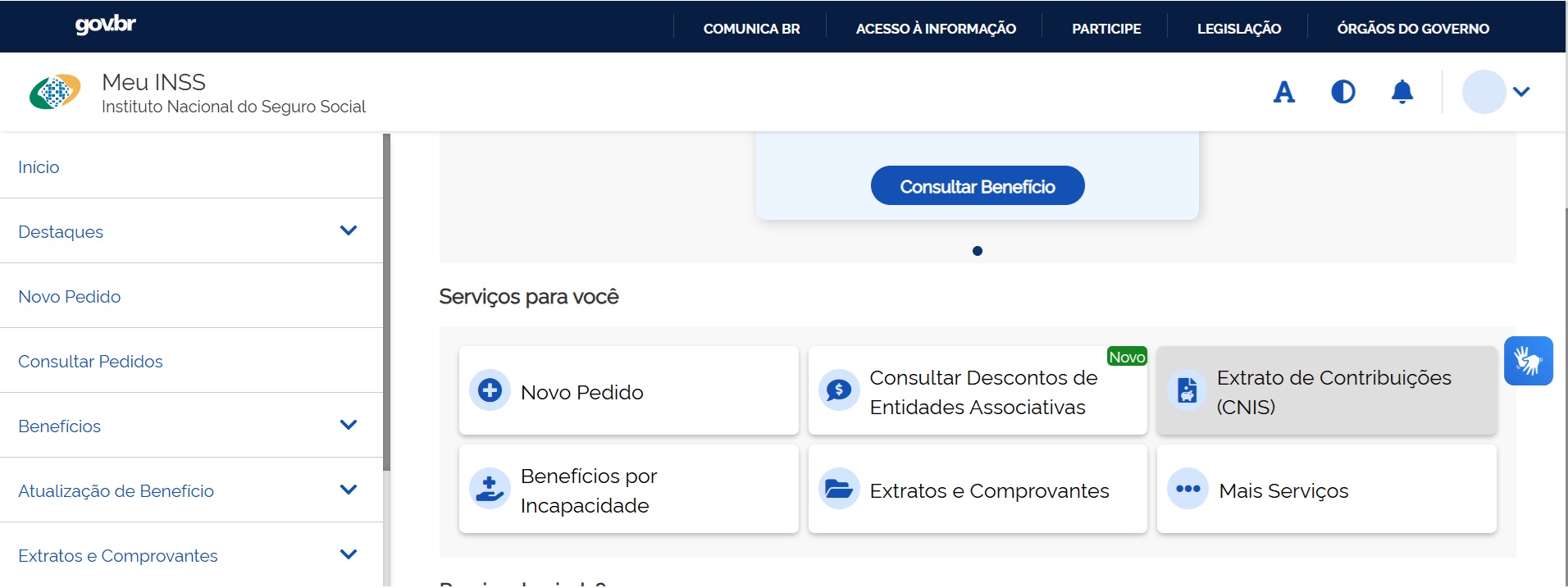 buracos no CNIS