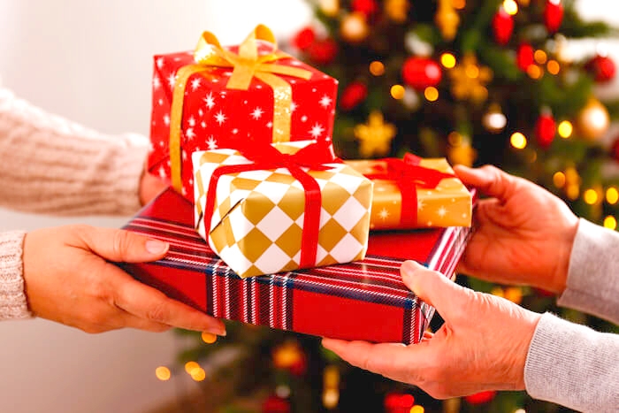 Troca de presentes de Natal